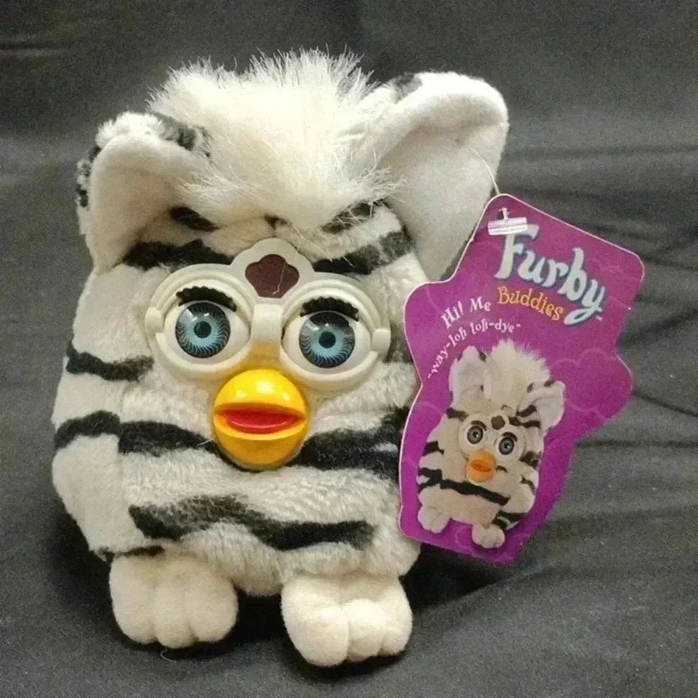 1999 Furby Buddy 'Sleep Done' Tiger Stripe by Tiger Electronics